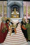 God the Father Surrounded by Angels, Altarpiece from Verdu, 1432-34-Jaume Ferrer II-Giclee Print