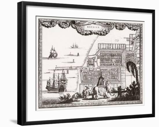 Java, Djakarta C1700-Carel Allard-Framed Art Print