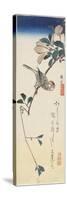 Java Sparrow and Magnolia, 1834-1839-Utagawa Hiroshige-Stretched Canvas