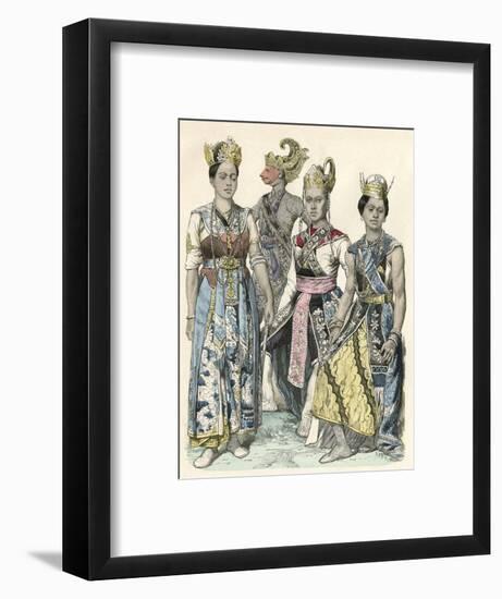 Javanese Actors-null-Framed Art Print