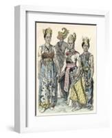 Javanese Actors-null-Framed Art Print