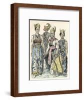 Javanese Actors-null-Framed Art Print