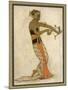 Javanese Dancer Drawing a Bow in a Highly Stylized Movement-Tyra Kleen-Mounted Art Print