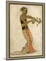 Javanese Dancer Drawing a Bow in a Highly Stylized Movement-Tyra Kleen-Mounted Art Print