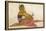 Javanese Dancer in a Seated Pose-Tyra Kleen-Stretched Canvas