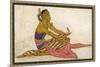 Javanese Dancer in a Seated Pose-Tyra Kleen-Mounted Premium Giclee Print