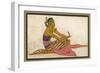 Javanese Dancer in a Seated Pose-Tyra Kleen-Framed Art Print