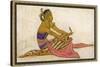 Javanese Dancer in a Seated Pose-Tyra Kleen-Stretched Canvas