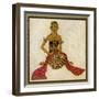 Javanese Dancer in a Seated Pose-Tyra Kleen-Framed Art Print