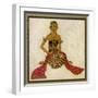 Javanese Dancer in a Seated Pose-Tyra Kleen-Framed Art Print