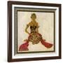 Javanese Dancer in a Seated Pose-Tyra Kleen-Framed Art Print