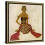 Javanese Dancer in a Seated Pose-Tyra Kleen-Stretched Canvas