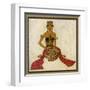 Javanese Dancer in a Seated Pose-Tyra Kleen-Framed Art Print