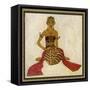 Javanese Dancer in a Seated Pose-Tyra Kleen-Framed Stretched Canvas