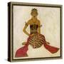 Javanese Dancer in a Seated Pose-Tyra Kleen-Stretched Canvas