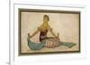 Javanese Dancer Performing the Female Style in a Seated Pose-Tyra Kleen-Framed Premium Giclee Print