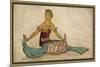 Javanese Dancer Performing the Female Style in a Seated Pose-Tyra Kleen-Mounted Art Print