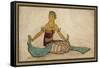 Javanese Dancer Performing the Female Style in a Seated Pose-Tyra Kleen-Framed Stretched Canvas