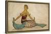 Javanese Dancer Performing the Female Style in a Seated Pose-Tyra Kleen-Stretched Canvas