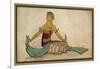 Javanese Dancer Performing the Female Style in a Seated Pose-Tyra Kleen-Framed Art Print