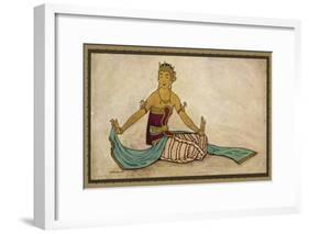 Javanese Dancer Performing the Female Style in a Seated Pose-Tyra Kleen-Framed Art Print