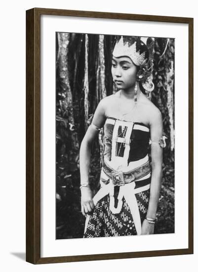 Javanese Girl Dancer-null-Framed Photographic Print
