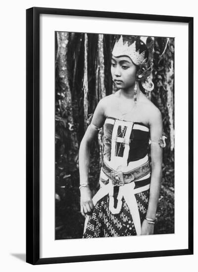 Javanese Girl Dancer-null-Framed Photographic Print