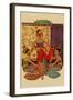 Javanese Girls Examne Fabric-null-Framed Art Print