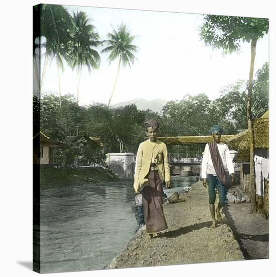 Javanese People from the City of Bogor (Indonesia), around 1900-Leon, Levy et Fils-Stretched Canvas