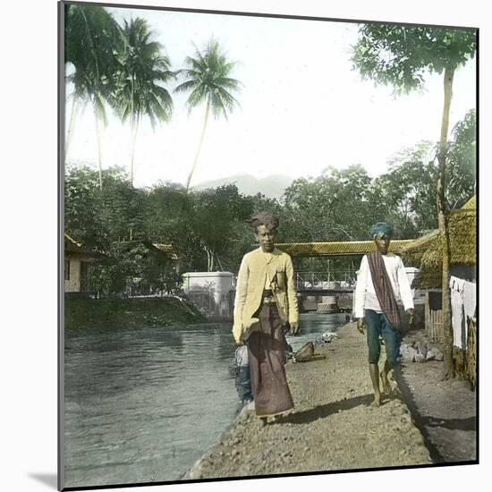 Javanese People from the City of Bogor (Indonesia), around 1900-Leon, Levy et Fils-Mounted Photographic Print