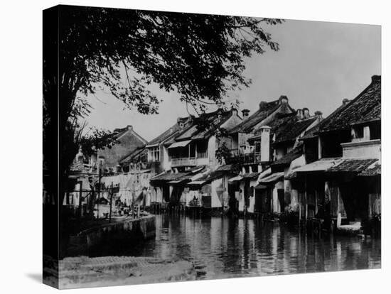 Javanese Slum Houses-null-Stretched Canvas