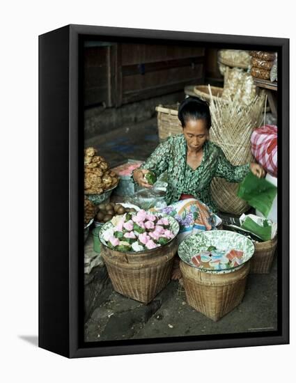 Javanese Woman, Jogjakarta, Java, Indonesia, Southeast Asia-Sybil Sassoon-Framed Stretched Canvas