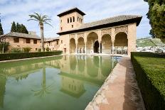 The Partal Gardens of Alhambra in Granada-Javier Sanchez Mingorance-Photographic Print