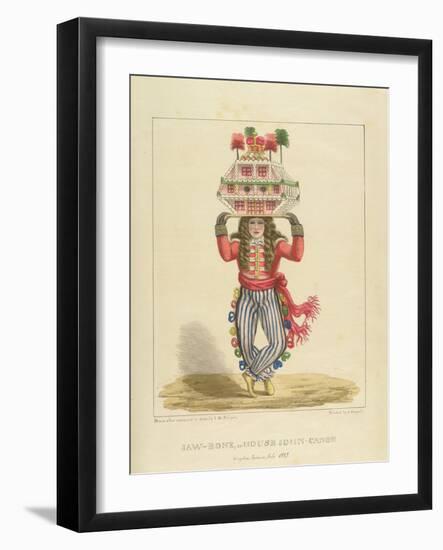Jaw-Bone, or House John-Canoe, Plate 3 from 'Sketches of Character...', 1838-Isaac Mendes Belisario-Framed Giclee Print