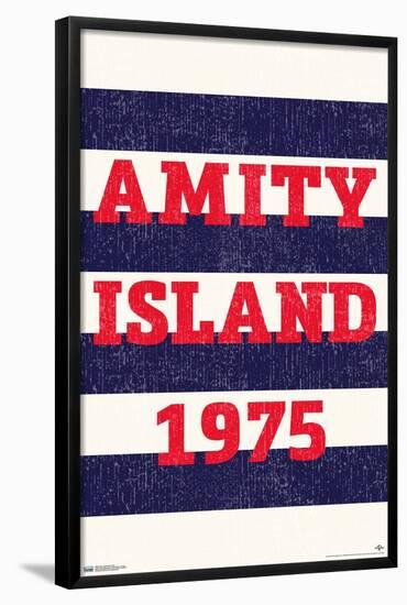 Jaws - Amity Island 1975-Trends International-Framed Poster