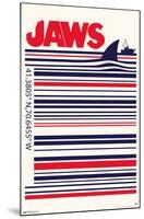 Jaws - Barcode-Trends International-Mounted Poster