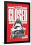 Jaws - Beach Closed-Trends International-Framed Poster