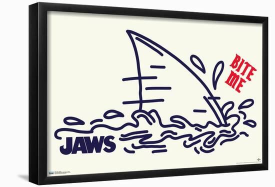 Jaws - Bite Me-Trends International-Framed Poster