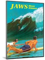 Jaws - Maui, Hawaii - Big Wave Surfing-Chas Allen-Mounted Art Print