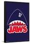 Jaws - Minimalist Logo-Trends International-Framed Poster