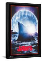 Jaws - Moon One Sheet-Trends International-Framed Poster