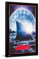 Jaws - Moon One Sheet-Trends International-Framed Poster