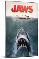 Jaws - One Sheet-Trends International-Mounted Poster