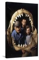 Jaws, Robert Shaw, Roy Scheider, Richard Dreyfuss, Directed by Steven Spielberg, 1975-null-Stretched Canvas