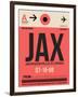 JAX Jacksonville Luggage Tag I-NaxArt-Framed Art Print