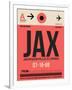 JAX Jacksonville Luggage Tag I-NaxArt-Framed Art Print