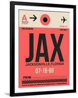 JAX Jacksonville Luggage Tag I-NaxArt-Framed Art Print