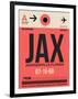 JAX Jacksonville Luggage Tag I-NaxArt-Framed Art Print