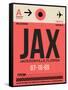 JAX Jacksonville Luggage Tag I-NaxArt-Framed Stretched Canvas