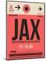 JAX Jacksonville Luggage Tag I-NaxArt-Mounted Art Print